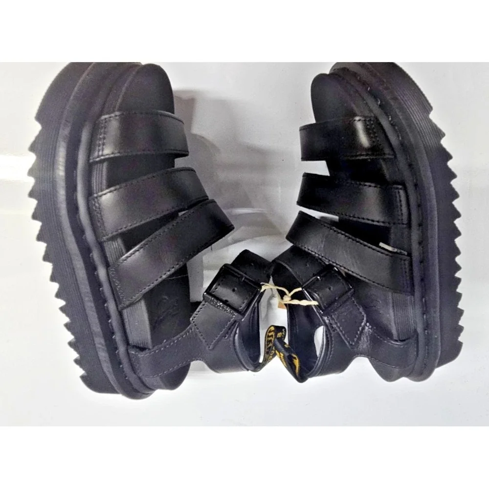 Dr. Martens Women's Blaire Sandal Black Brando Leather upper‎ woman US 5-5.5
